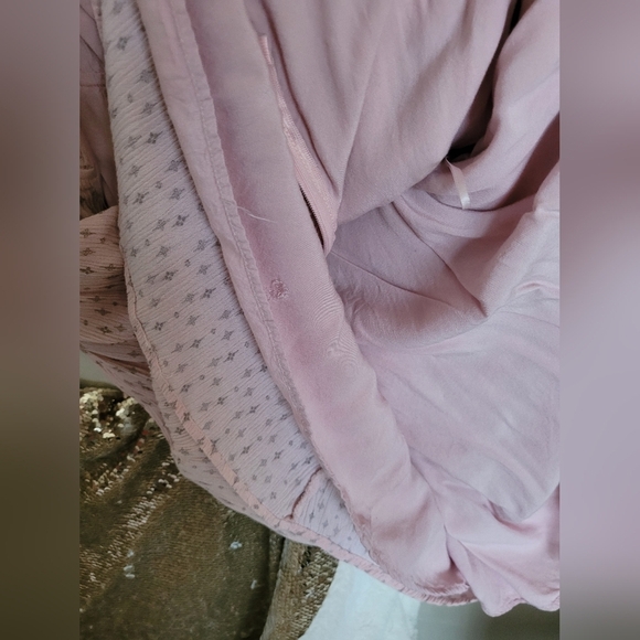 Papermoon Pink Silver Star 100% Rayon Camisole Sun Dress Size Large - Picture 9 of 10